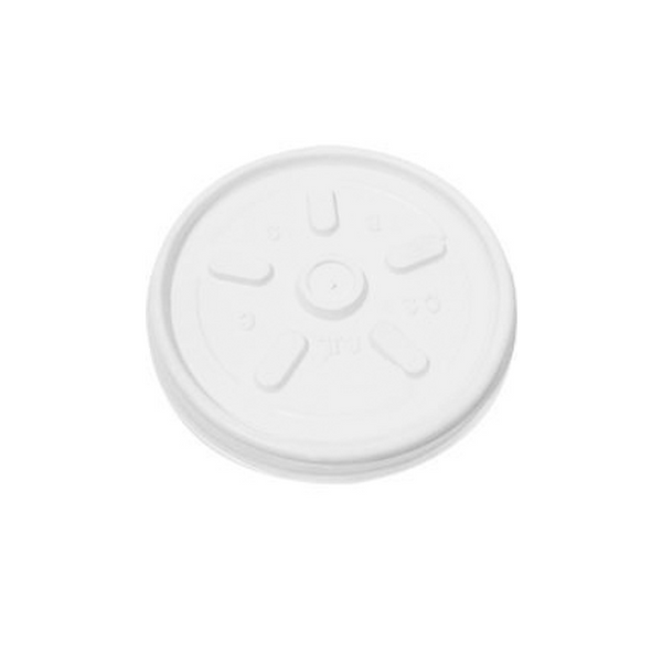 White Foam Lid, 8 Ounces, 1000 pcs, Standard Quality